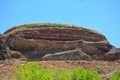 Red Rock Sandstone Quarry on a Sunny Day Royalty Free Stock Photo