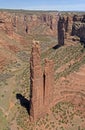 Red Rock Spire in the Desert Royalty Free Stock Photo