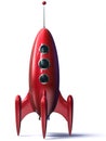 Red Rocket Royalty Free Stock Photo