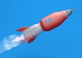 Rocket Blue Sky Royalty Free Stock Photo