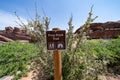 The Red Rocks amphitheater trading post and frog rock trail in Morrison Colorado Royalty Free Stock Photo