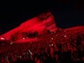 Red Rocks Amphitheatre Morrison Colorado Summer Concert Royalty Free Stock Photo