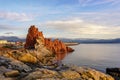 Red Rocks of Arbatax, Sardinia, Italy Royalty Free Stock Photo