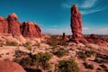 Red rocks, Arches National Park, Utah Royalty Free Stock Photo