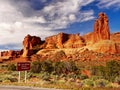 Red Rocks, Arches National Park, Utah Royalty Free Stock Photo