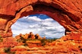 Red Rocks, Arches National Park, Utah Royalty Free Stock Photo