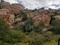 Red rocks Colorado rocks view