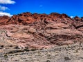 red rocks desert outside of Las Vegas Royalty Free Stock Photo