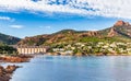 Red rocks of Esterel Massif-French Riviera,France Royalty Free Stock Photo