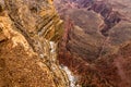 Red rocks in Grand Canyons Royalty Free Stock Photo