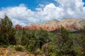 The red rocks of Munds Mountain near Sedona, Arizona Royalty Free Stock Photo