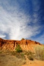 Red rocks on the Praia da Falesia - Falesia beach in Algarve, Portugal Royalty Free Stock Photo