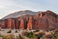 Red rocks in the Quebrada de las Conchas, Argentina