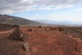 Red rocks and sand in Death Valley National Park Royalty Free Stock Photo