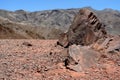 Red rocks and sand in Death Valley National Park, California Royalty Free Stock Photo