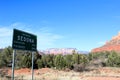 Red rocks in Sedona Arizona Royalty Free Stock Photo