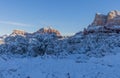 Red Rocks of Sedona Arizona Winter Landscape Royalty Free Stock Photo