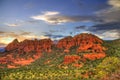 Red Rocks sunset Royalty Free Stock Photo