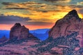 Red Rocks sunset Royalty Free Stock Photo