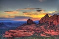 Red Rocks sunset Royalty Free Stock Photo