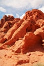 Red rocks at Valley of fire Royalty Free Stock Photo