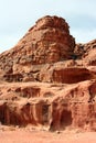 Red rocks in Wadi Rum Desert, Jordan Royalty Free Stock Photo