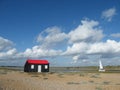 Red roof & boat