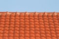 Red roof-tile Royalty Free Stock Photo