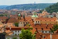 Red Roofline in Praque, Royalty Free Stock Photo