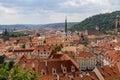 Red Roofline in Praque, Royalty Free Stock Photo