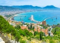 Red roofs of Alanya Royalty Free Stock Photo