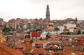 Red roofs and high tower Royalty Free Stock Photo