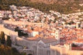 Red roofs of the houses in Dubrovnik Royalty Free Stock Photo