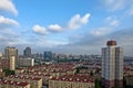 Red roofs of Shanghai Royalty Free Stock Photo