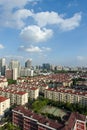 Red roofs of Shanghai Royalty Free Stock Photo