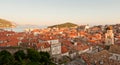 Red Roofs in Unesco Heritage Dubrovnik Royalty Free Stock Photo