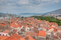 Red rooftops at Croation town Trogir