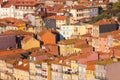 Red rooftops in the old town. Porto. Portugal Royalty Free Stock Photo