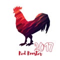 Red Rooster 2017 . Royalty Free Stock Photo