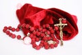 Red Rosary Royalty Free Stock Photo