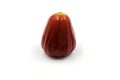 Red rose apple fruit on white background Royalty Free Stock Photo