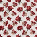 red rose bouquet pattern and large size