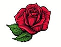 Red Rose Cartoon