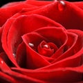 Red rose close up Royalty Free Stock Photo