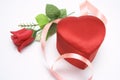 Red Rose and Gift Box