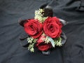 Red Rose Wedding Bride`s Maid Bouquet Royalty Free Stock Photo