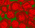 Red Roses Abstract