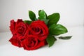 Red roses bouquet