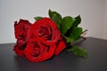 Red roses bouquet