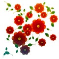 Red roses decorative